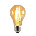 Dæmpbar Olucia E27 LED pære, A60, 5w, Amber glas, 2400k