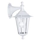 Hvid klassisk udendørslampe aluminium, Alieke, IP44