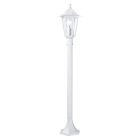 Hvid klassisk udendørslampe aluminium, Alieke, IP44