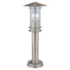 Sølv modern udendørslampe rustfrit stål, Arabella, IP44