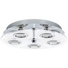 Krom modern plafond glas, Lusie