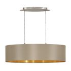 Guld modern pendler lampe stof, Terme