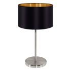 Guld modern bordlampe stof, Terme, med brytare