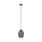 Grå design pendler lampe glas, Nikky