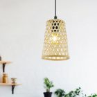 Rustik pendler lampe træ, Maiko