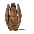 Sort rustik bordlampe stål, Joyca, med brytare