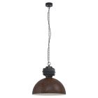 Brun industri pendler lampe stål, Silja