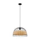 Rattan pendler lampe brun, Guillaume