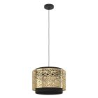 Messing retro pendler lampe stål, Quincy