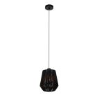 Papir pendler lampe sort, Caine