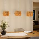Papir pendel lampe brun, Serhan