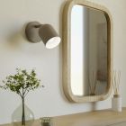 Brun vintage vægspot stål, Tjitte