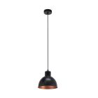 Sort industri pendler lampe metal, Liana