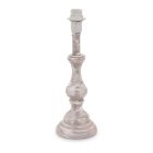 Træ bordlampe uden skærm taupe, Noah, med brytare