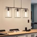 Sort industri pendler lampe glas, Aprica