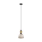Nikkel retro pendler lampe metal, Alain