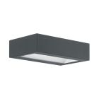 Antracit modern udendørslampe stål, Simen, 4W, 3000K LED, IP44