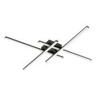 Sort design plafond plast, Vidya, 20W, 4000K LED, 3 trins lysdæmper