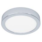 Krom loftlampe badeværelse plast, Geraldo, 11W, 3000K LED, IP44