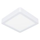 Hvid loftlampe badeværelse plast, Geraldo, 11W, 3000K LED, IP44