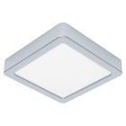 Krom loftlampe badeværelse plast, Geraldo, 11W, 3000K LED, IP44