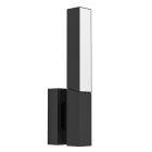 Sort modern udendørslampe aluminium, Salman, 4,5W, 3000K LED, IP44