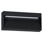 Sort modern udendørslampe aluminium, Lamar, 4,8W, varm til kold hvid justerbar LED, IP65