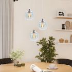 Gennemsigtig modern pendler lampe glas, Achek