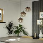 Kobber modern pendler lampe glas, Achek