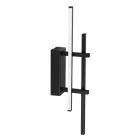 Sort design væglampe aluminium, Thera, 12W, 3000K LED
