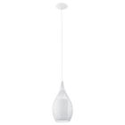 Hvid design pendler lampe glas, Maritima