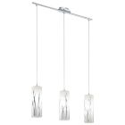 Krom design pendler lampe glas, Ilyas