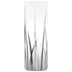Krom design bordlampe glas, Ilyas, med brytare