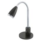Antracit bordlampe metal, Said, med brytare