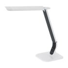 Hvid design skrivebordslampe plast, Ilias, 6W, 5000K LED, med beröringsdimmer