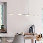 Krom modern pendler lampe plast, Pace, 5W, 3000K LED
