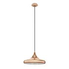 Kobber design pendler lampe metal, Piglio