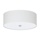Hvid modern loftlampe stof, Abano