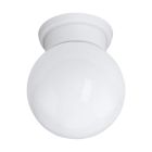 Hvid loftlampe glas, Amira
