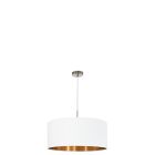 Kobber modern pendler lampe stof, Abano