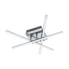 Krom modern loftlampe stål, Arantxa, 18W, 3000K LED