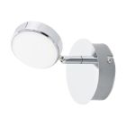 Krom modern loftspot stål, Tjark, 5W, 3000K LED