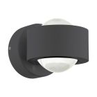 Hvid modern up down væglampe plast, Beerd, 3W, 3000K LED