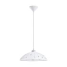 Hvid pendler lampe glas, Kaj