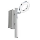 Krom modern loftspot aluminium, Madelinde, 3W, 3000K LED