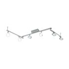 Krom modern loftspot aluminium, Madelinde, 3W, 3000K LED