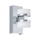 Krom modern væglampe plast, Busra, 7W, 3000K LED, IP44