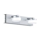 Krom modern væglampe plast, Busra, 7W, 3000K LED, IP44
