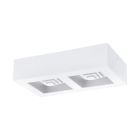 Hvid modern plafond stål, Olger, 6W, 3000K LED