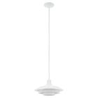 Hvid pendler lampe stål, Cathalina
